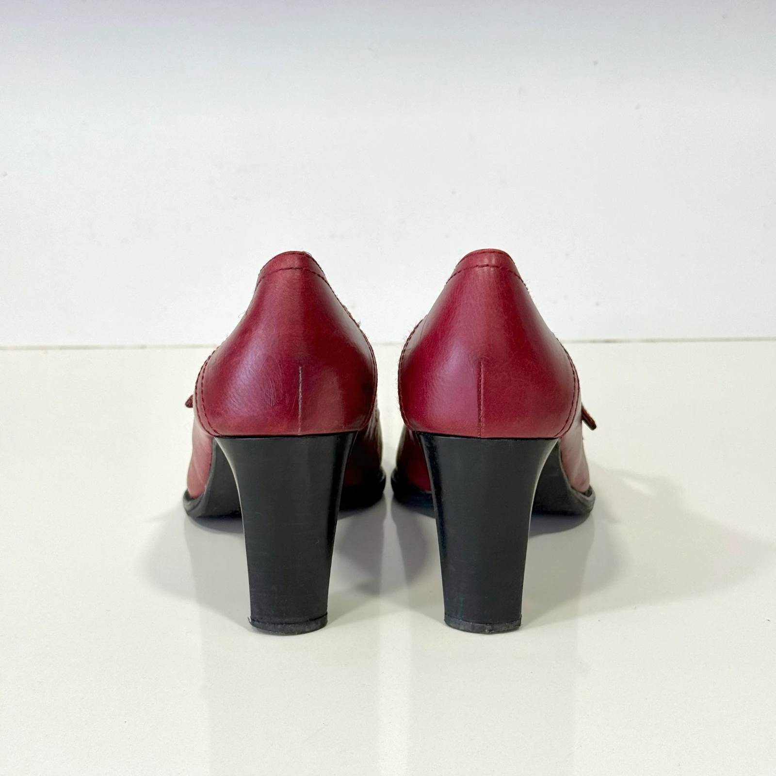 Zapatos salón piel Burdeos – photo 5